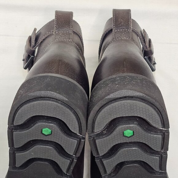 Timberland Kenniston Fleece Lined Snow Boots Brown Leather A1KEJ Women's Size 9 - Picture 10 of 11